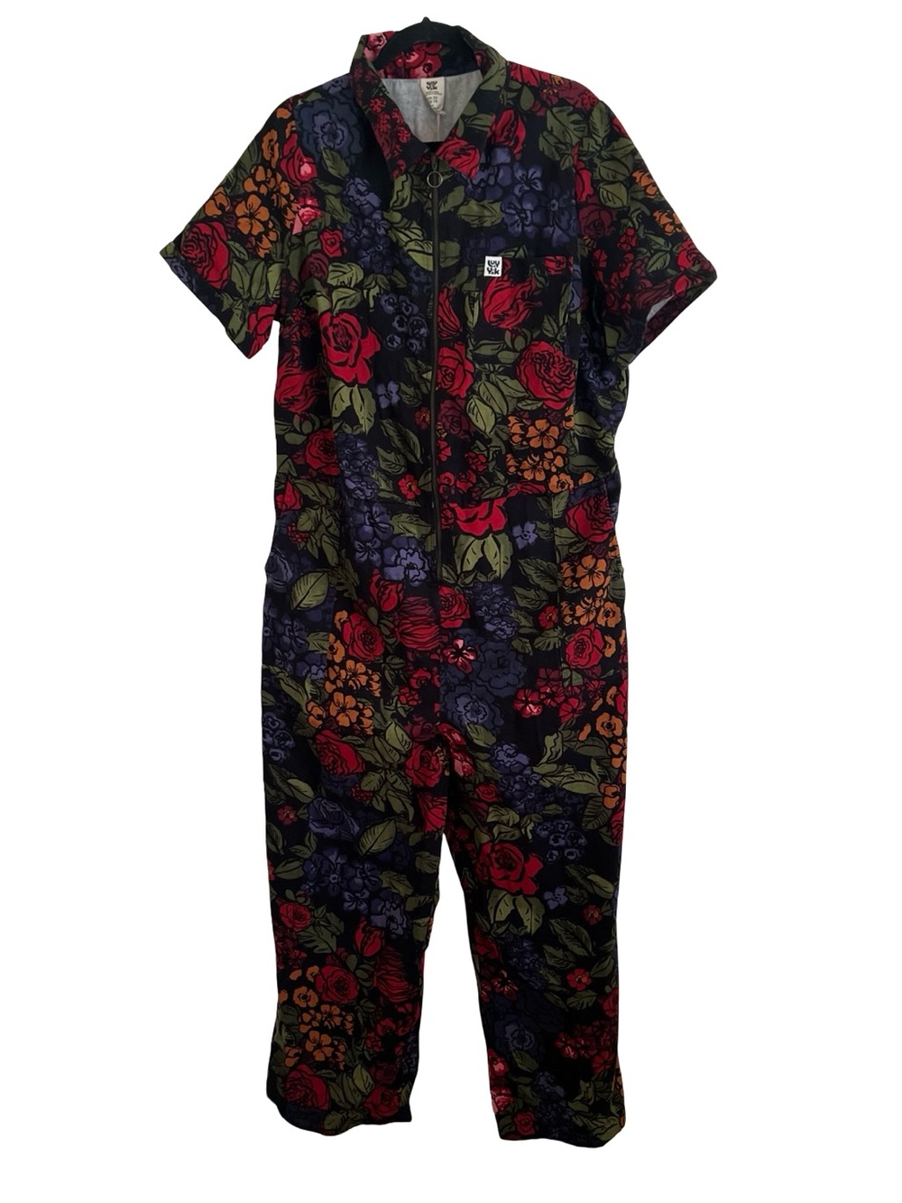 Lucy & Yak Ragan Floral Cotton Jumpsuit in Maria Print NWT US 18 Tall